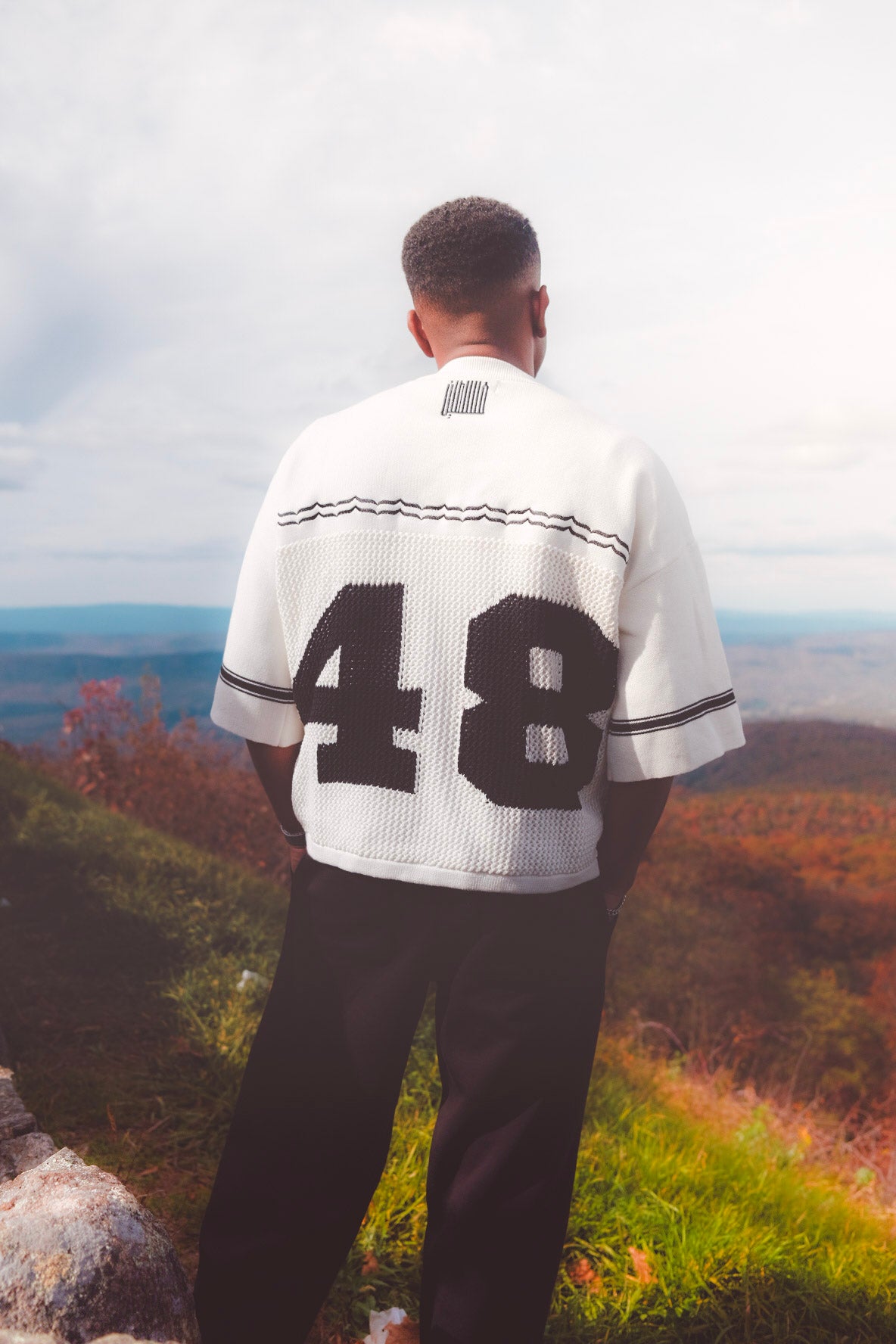 Knitted Keffiyeh Jersey