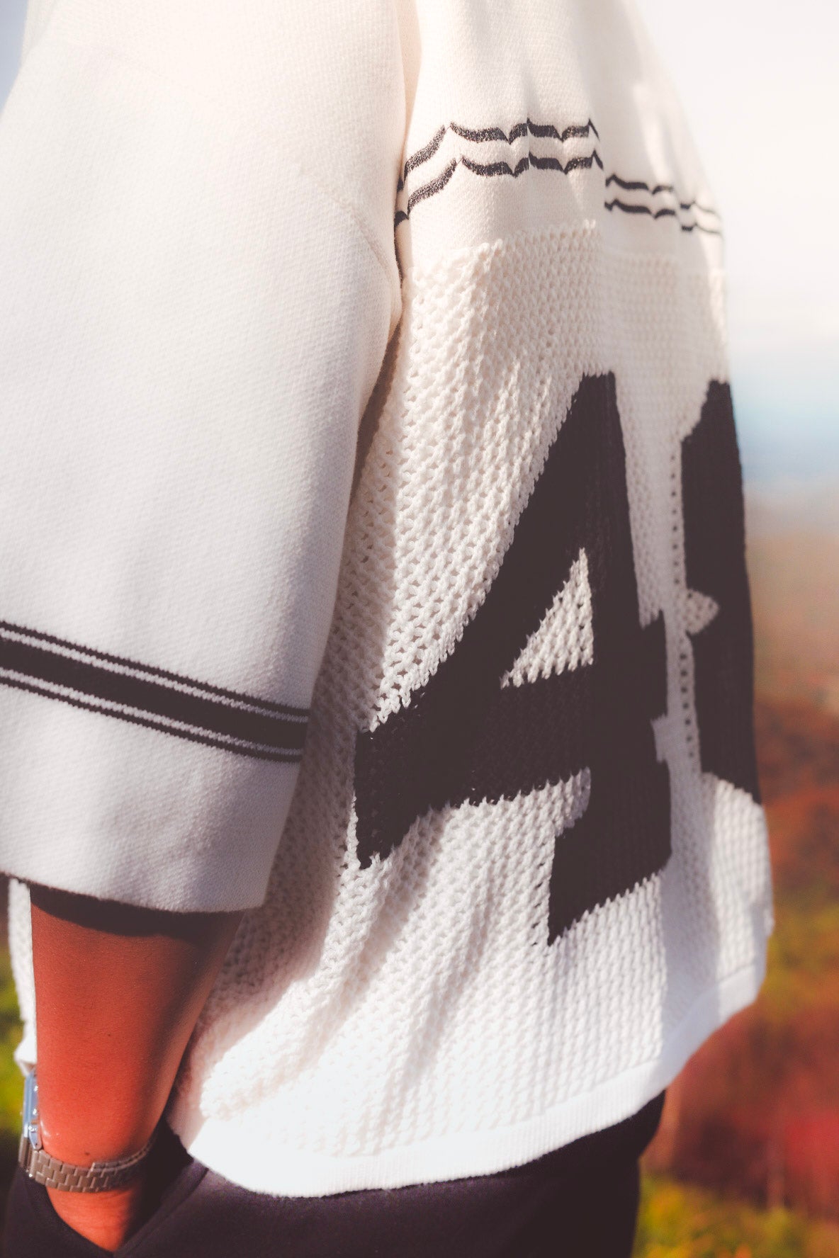 Knitted Keffiyeh Jersey