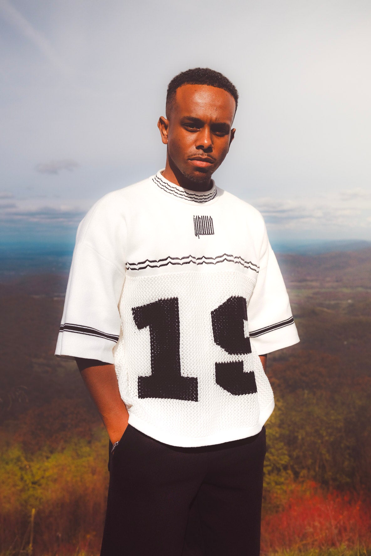 Knitted Keffiyeh Jersey