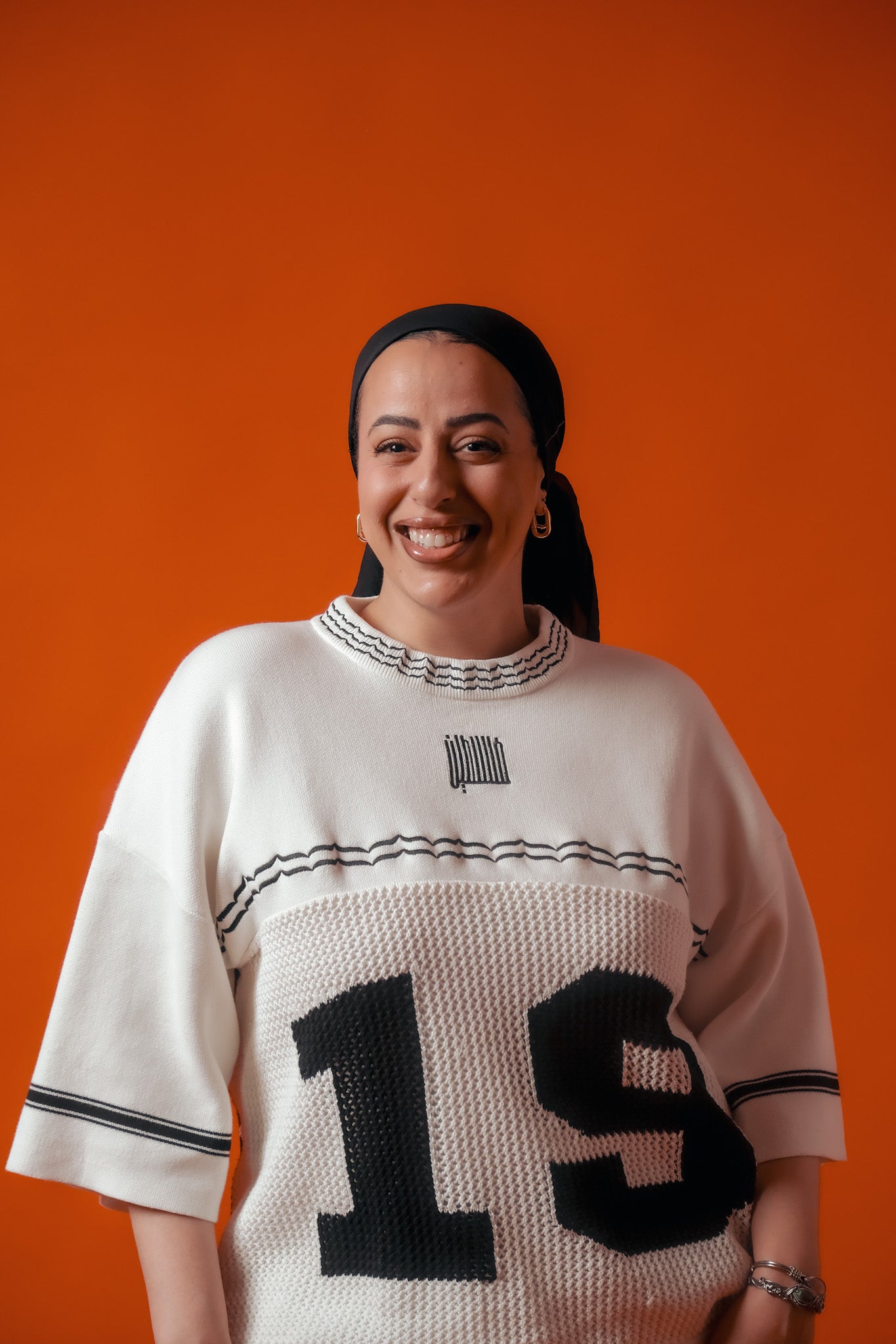 Knitted Keffiyeh Jersey